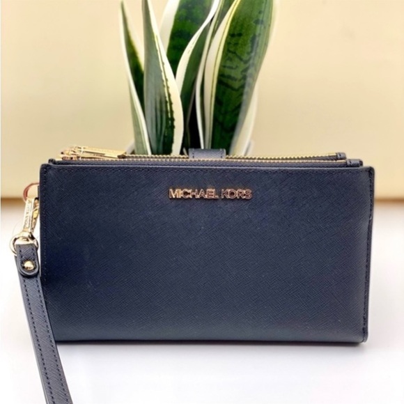 Michael Kors Wallet Wristlet Phone Case Black - Picture 2 of 8